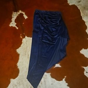 Velvet touched skirt